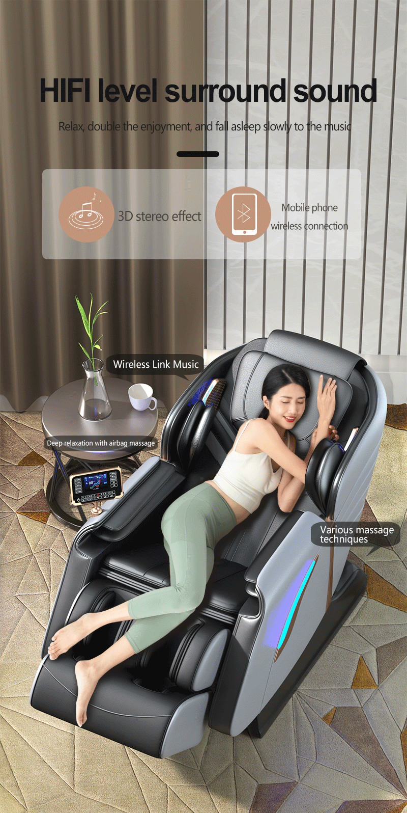 YJ-L21 3D Massage Chair - Well Body